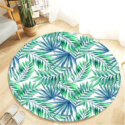 〖Follure〗Botany Elements Blanket Round Bathroom carpet 60cm