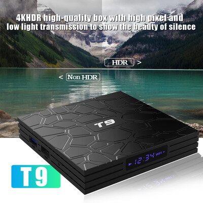 T9 Android 81 TV Box RK3328 Quad Core 64bit 4GB 64GB Smart 4K Set Top Box VP9 H265 24G 58G WiFi BT41 HD Media Player Disp
T9 Android 81 TV Box RK3328 Quad Core 64bit 4GB 64GB Smart 4K Set Top Box VP9 H265 24G 58G WiFi BT41 HD Media Player Disp