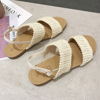 Sandals womens summer hundred chic shoes retro female Roman flat slope with Korean version fairy wind
Sandals womens summer hundred chic shoes retro female Roman flat slope with Korean version fairy wind