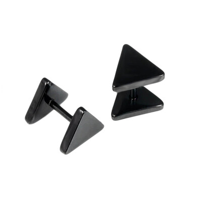 1 Pc Fashion Black Color Western Triangle Stud Earrings For men Women
1 Pc Fashion Black Color Western Triangle Stud Earrings For men Women