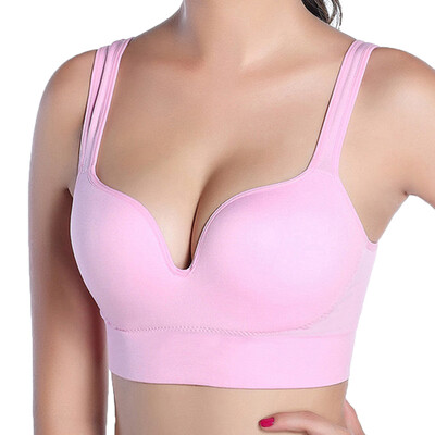 Toponeto New Fashion Women Sports Bra Gather Vest Wireless Running Fitness Underwear
Toponeto New Fashion Women Sports Bra Gather Vest Wireless Running Fitness Underwear