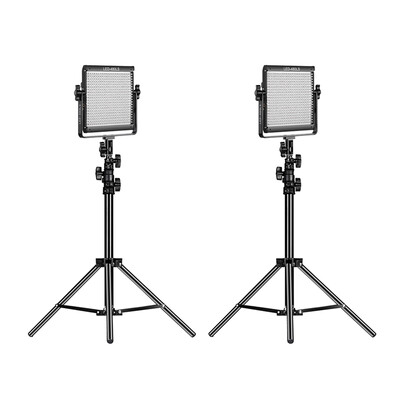 GVM LED-480LS 2pcs Dimmable Bi-color LED Video Panel Light&70inch Stand Lighting Kit CRI97 TLCI97 2300K-6800K APP Control Alu
GVM LED-480LS 2pcs Dimmable Bi-color LED Video Panel Light&70inch Stand Lighting Kit CRI97 TLCI97 2300K-6800K APP Control Alu