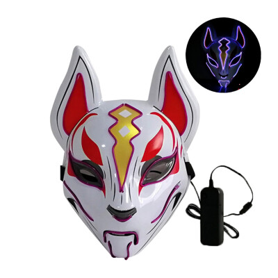 10 Color Fox Full Face Mask Neon Lights Halloween Party Led Lampshade Dark Glowing Cosplay Mask Party Costume Mask
10 Color Fox Full Face Mask Neon Lights Halloween Party Led Lampshade Dark Glowing Cosplay Mask Party Costume Mask