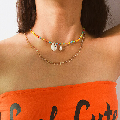Bohemian Short Collar Chokers Necklaces For Women Coin Evil eye shell Personalized Bijou Ethnic Acrylic Beads Statement Necklace
Bohemian Short Collar Chokers Necklaces For Women Coin Evil eye shell Personalized Bijou Ethnic Acrylic Beads Statement Necklace