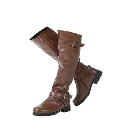 Women Round Toe Mid Calf Boots Female Matte Leather Knight Boot Ms Buckle Square Low Heel Shoes Heeled Footwear
Women Round Toe Mid Calf Boots Female Matte Leather Knight Boot Ms Buckle Square Low Heel Shoes Heeled Footwear