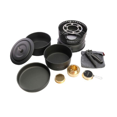 ALOCS CW-C05 10Pcs Portable Outdoor Camping Cooking Set Cookware 2-4 Persons Picnic Pots Pan Alcohol Stove
ALOCS CW-C05 10Pcs Portable Outdoor Camping Cooking Set Cookware 2-4 Persons Picnic Pots Pan Alcohol Stove