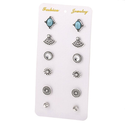 EK782 Trendy 12 pairsset Cute Triangle Crystal Heart Stud Earrings for Women Ball Simulated Pearl Flower Earring Set brincos
EK782 Trendy 12 pairsset Cute Triangle Crystal Heart Stud Earrings for Women Ball Simulated Pearl Flower Earring Set brincos