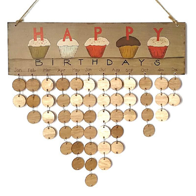 Wooden Calendar Board Sign Family Celebration&Birthday Reminder DIY Wooden Craft for Home Decoration
Wooden Calendar Board Sign Family Celebration&Birthday Reminder DIY Wooden Craft for Home Decoration