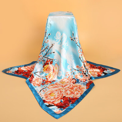 Simulation silk scarf spot wholesale 90cm satin large square scarf Yiwu scarf factory direct sales special gift
Simulation silk scarf spot wholesale 90cm satin large square scarf Yiwu scarf factory direct sales special gift