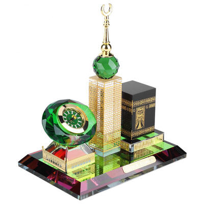 Greensen Muslim Kaaba Clock Tower Model Islamic Architecture Handicrafts Souvenirs Home Desktop Decor
Greensen Muslim Kaaba Clock Tower Model Islamic Architecture Handicrafts Souvenirs Home Desktop Decor