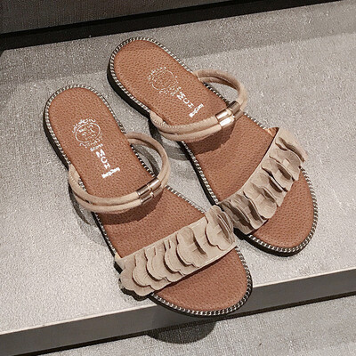 Sandals womens summer beach shoes Korean version fairy bow chic student flat-bottomed one shoe two wear
Sandals womens summer beach shoes Korean version fairy bow chic student flat-bottomed one shoe two wear