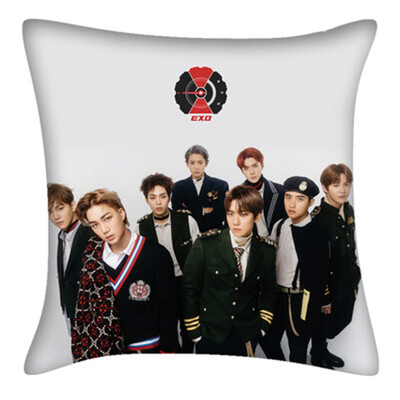 Kpop EXO Regular Five Series Double Sided Pillow Case Cute Character Print Cushion Cover Hot Gift for Fans
Kpop EXO Regular Five Series Double Sided Pillow Case Cute Character Print Cushion Cover Hot Gift for Fans