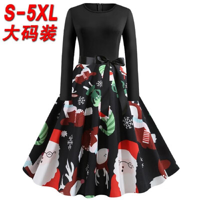 F5357 Cross-border Christmas explosions autumn&winter round neck long-sleeved solid color upper body contrast color Santa Clau
F5357 Cross-border Christmas explosions autumn&winter round neck long-sleeved solid color upper body contrast color Santa Clau