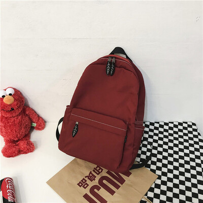 Korean version of High School Girls Backpack 100 sets of college students fashion Forest Department ins wind Shoulder Bag Girl tid
