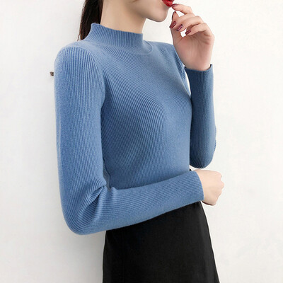 Womens Sexy Long Sleeve Knitted Tops Warm Shirts Solid Knitwear Slim Fit Sweater
Womens Sexy Long Sleeve Knitted Tops Warm Shirts Solid Knitwear Slim Fit Sweater