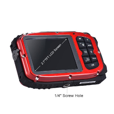 16MP 27" LCD Waterproof Digital Video Camera Mini Camcorder DV Underwater Max 10M Diving 8X Digital Zooming Face Detection
16MP 27" LCD Waterproof Digital Video Camera Mini Camcorder DV Underwater Max 10M Diving 8X Digital Zooming Face Detection