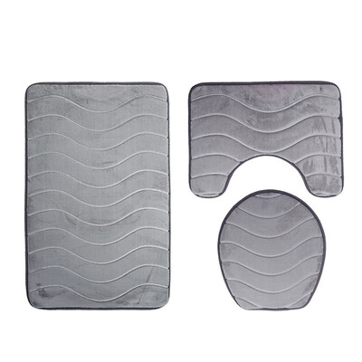 〖Follure〗3pc Bathroom Set Rug Contour Mat Toilet Lid Cover Plain Solid Color Bathmats
〖Follure〗3pc Bathroom Set Rug Contour Mat Toilet Lid Cover Plain Solid Color Bathmats