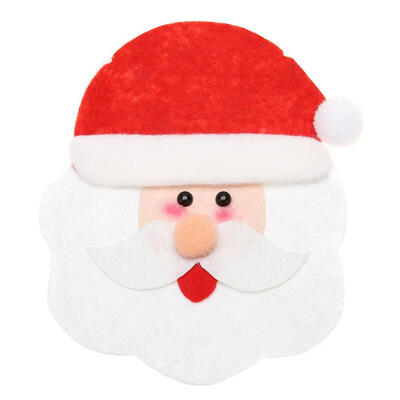 Santa Claus Fork Knife Bag Cartoon Tableware Cover Holder for Christmas Kit
Santa Claus Fork Knife Bag Cartoon Tableware Cover Holder for Christmas Kit