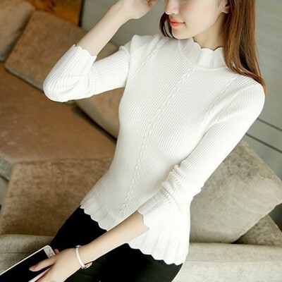 Winter Autumn Women Tops Knitwear Short Section Of The Semi-High Collar Slim Sweater Women Sweaters And Pullovers
Winter Autumn Women Tops Knitwear Short Section Of The Semi-High Collar Slim Sweater Women Sweaters And Pullovers