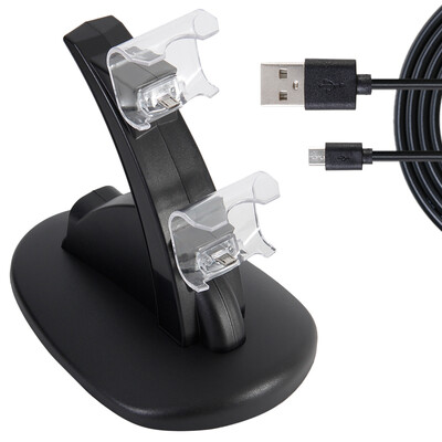 2019 New Style LED Dual USB Charging Charger Dock Stand Cradle Docking Station for PS4 Game Gaming Console Controller
2019 New Style LED Dual USB Charging Charger Dock Stand Cradle Docking Station for PS4 Game Gaming Console Controller