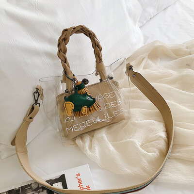Net Red Transparent Bag 2019 New Japanese&Korean Jelly Transparent Bag Bag Bag Broadband Oblique Pocket
Net Red Transparent Bag 2019 New Japanese&Korean Jelly Transparent Bag Bag Bag Broadband Oblique Pocket