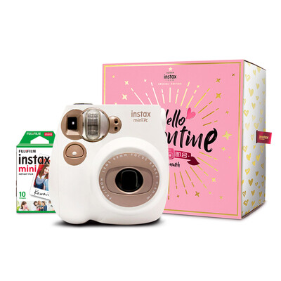 Fuji FUJIFILM INSTAX one-time imaging MINI7C milk coffee color limited gift box set including 10 films
Fuji FUJIFILM INSTAX one-time imaging MINI7C milk coffee color limited gift box set including 10 films