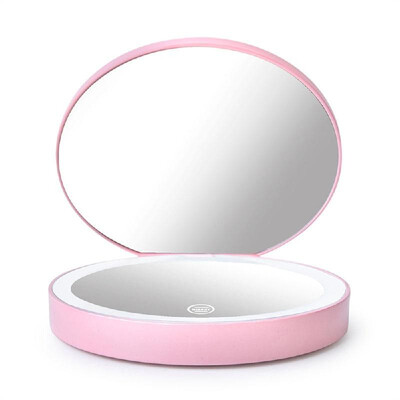Portable Makeup Mirror Mini LEDs Light Touchable Screen Foldable Magnifying Sensing Lighting Mirrors with Charging Cable
Portable Makeup Mirror Mini LEDs Light Touchable Screen Foldable Magnifying Sensing Lighting Mirrors with Charging Cable