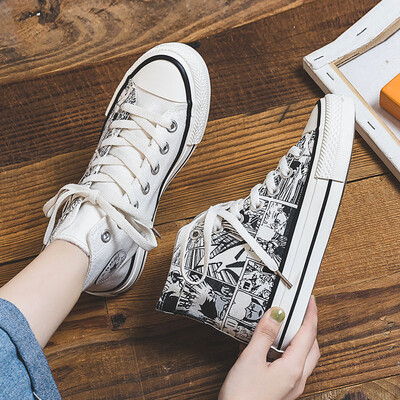 2019 new high-heeled canvas shoes female one piece joint shoes students Korean wave shoes autumn students doodle shoes
2019 new high-heeled canvas shoes female one piece joint shoes students Korean wave shoes autumn students doodle shoes