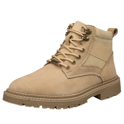 2019 Fashion Autumn Winter Leather Men Boots Yellow Fashion Mens British Wind Sanded Suede Non-Slip High Boots Tooling Boots
2019 Fashion Autumn Winter Leather Men Boots Yellow Fashion Mens British Wind Sanded Suede Non-Slip High Boots Tooling Boots