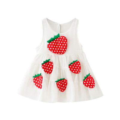 Summer Casual Baby Girls Strawberry Sweet Pattern Sleeveless Dress Kids Toddler Pageant Sundress For 0-4 Years
Summer Casual Baby Girls Strawberry Sweet Pattern Sleeveless Dress Kids Toddler Pageant Sundress For 0-4 Years