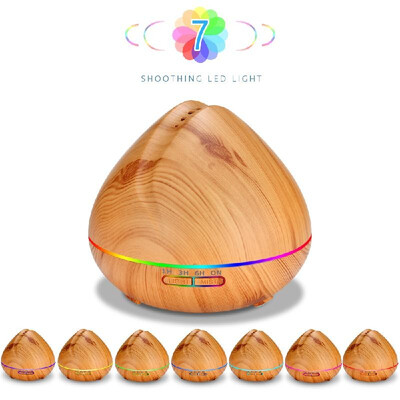 Air Humidifier Cool Mist Ultrasonic Aroma Essential Oil Diffuser Wood Color With 7 Color LED Light for Office Home Bedroom Living 
Air Humidifier Cool Mist Ultrasonic Aroma Essential Oil Diffuser Wood Color With 7 Color LED Light for Office Home Bedroom Living