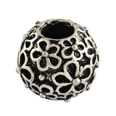Tibetan Style Alloy European Large Hole Beads Rondelle Lead Free & Nickel Free Antique Silver 11x12x12mm Hole 45mm
Tibetan Style Alloy European Large Hole Beads Rondelle Lead Free & Nickel Free Antique Silver 11x12x12mm Hole 45mm