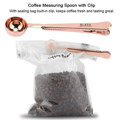 Greensen Stainless Steel Multifunction Ground Coffee Measuring Scoop Spoon with Bag Sealing Long Clip
Greensen Stainless Steel Multifunction Ground Coffee Measuring Scoop Spoon with Bag Sealing Long Clip