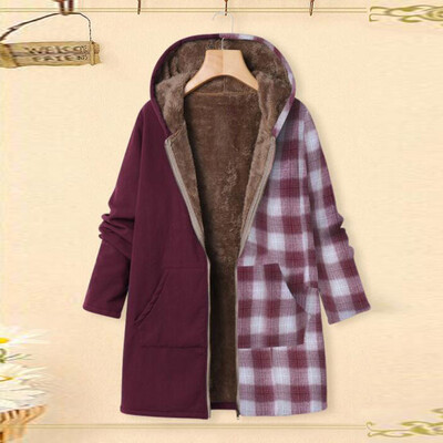 Toponeto Plus Size Women Winter Warm Printed Pockets Thicker Zipper Hooded Coat Outwear
Toponeto Plus Size Women Winter Warm Printed Pockets Thicker Zipper Hooded Coat Outwear