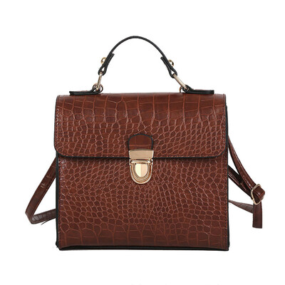 Women Casual Messenger Bag Solid Flap PU Leather Shoulder Bags Female Vintage Crocodile Pattern Handbags Bolsos Mujer T2G
Women Casual Messenger Bag Solid Flap PU Leather Shoulder Bags Female Vintage Crocodile Pattern Handbags Bolsos Mujer T2G