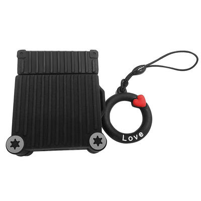 Cartoon Silicone Suitcase Luggage Case for Apple Airpods 1 2 Charging Box