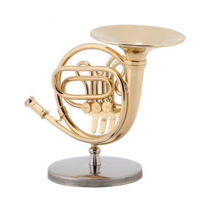 Greensen 4in Miniature Golden French Horn Replica with Stand Instrument Model Ornaments Christmas Gifts
Greensen 4in Miniature Golden French Horn Replica with Stand Instrument Model Ornaments Christmas Gifts