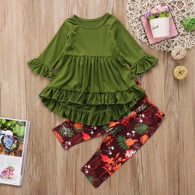 Fashion Toddler Kids Girls Dress Tops Floral Pants Leggings Outfits Clothes Set
Fashion Toddler Kids Girls Dress Tops Floral Pants Leggings Outfits Clothes Set