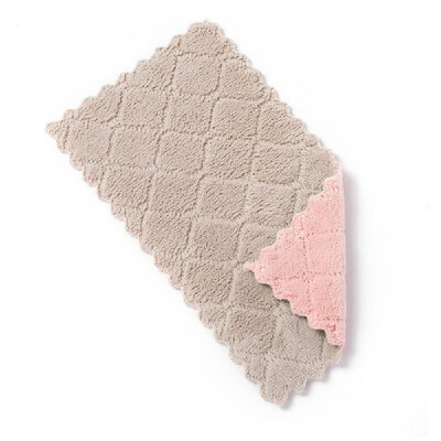Multifunctional Comfortable Cleaning Kitchen Double Layers Strong Absorbent Dish Washing Rag Thick Simple Dishcloth
Multifunctional Comfortable Cleaning Kitchen Double Layers Strong Absorbent Dish Washing Rag Thick Simple Dishcloth