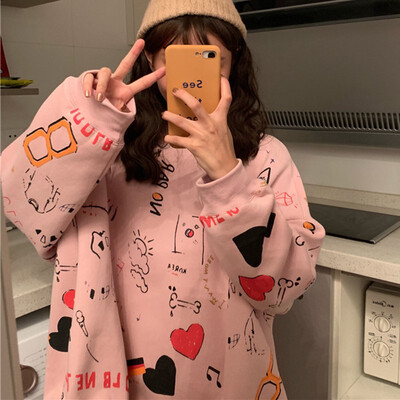 Pusheen Women Kawaii Hoodie Women Korean Harajuku Cute Sweatshirt Female 90s Cartoon Cute Oversized Kpop Pullover
Pusheen Women Kawaii Hoodie Women Korean Harajuku Cute Sweatshirt Female 90s Cartoon Cute Oversized Kpop Pullover