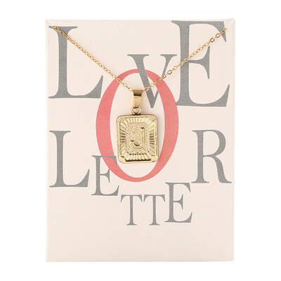 Card Fashion Brand Series 26 English Letters Alphabet Pendant Necklace For Women Men Jewelry Wholesale
Card Fashion Brand Series 26 English Letters Alphabet Pendant Necklace For Women Men Jewelry Wholesale