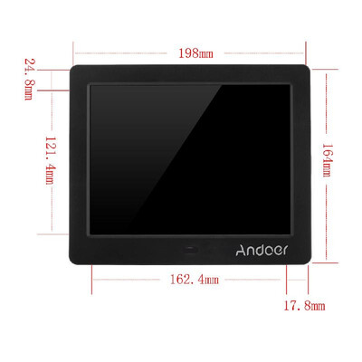 Andoer 8" HD Wide Screen High Resolution Digital Photo Picture Frame Alarm Clock MP3 MP4 Movie Player with Remote Control Christ
Andoer 8" HD Wide Screen High Resolution Digital Photo Picture Frame Alarm Clock MP3 MP4 Movie Player with Remote Control Christ
