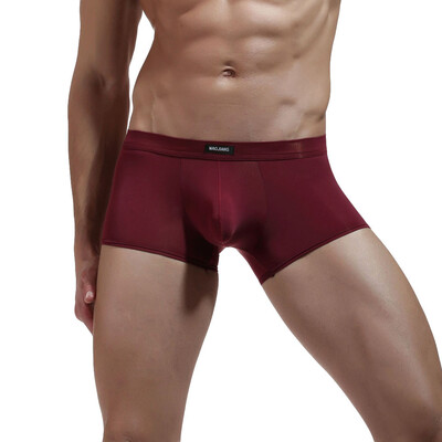 Tailored Mens Sexy Underpants Pure Color Breathable Patchwork Ice-silk Underwear
Tailored Mens Sexy Underpants Pure Color Breathable Patchwork Ice-silk Underwear