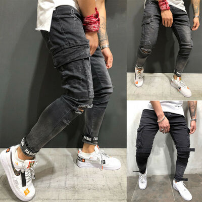 Mens Slim Fit Urban Straight Leg Trousers Casual Pencil Jogger Cargo Pants US
Mens Slim Fit Urban Straight Leg Trousers Casual Pencil Jogger Cargo Pants US