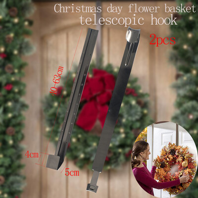Tailored 2pcs Christmas Festival Decoration Flower Basket Ring Telescopic Hooks Gardening
Tailored 2pcs Christmas Festival Decoration Flower Basket Ring Telescopic Hooks Gardening