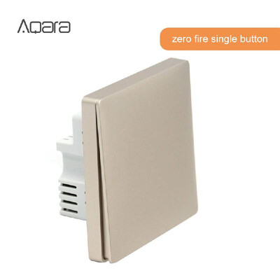 Aqara QBKG12LM Wall Switch Intelligent Home Switching Remote Control Home Kit Mi Home Appzero fire double button-Golden&Silv
Aqara QBKG12LM Wall Switch Intelligent Home Switching Remote Control Home Kit Mi Home Appzero fire double button-Golden&Silv