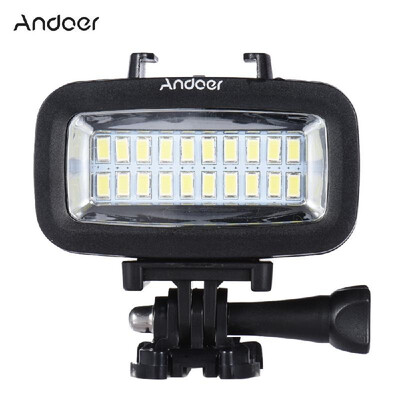 Andoer High Power 700LM Diving Video Fill-in Light LED Lighting Lamp Waterproof 40M 1200mAh Built-in Rechargeable Battery with Di
Andoer High Power 700LM Diving Video Fill-in Light LED Lighting Lamp Waterproof 40M 1200mAh Built-in Rechargeable Battery with Di