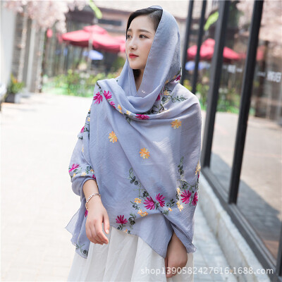 2018 explosion models autumn&winter flowers embroidery cotton&linen scarf bib literary national wind embroidery sunscreen shawl scarves
2018 explosion models autumn&winter flowers embroidery cotton&linen scarf bib literary national wind embroidery sunscreen shawl scarves