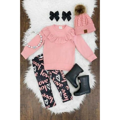SUNSIOM Newborn Baby Girls Cotton Casual Clothes Ruffle Tops Letter Print Pants Outfits
SUNSIOM Newborn Baby Girls Cotton Casual Clothes Ruffle Tops Letter Print Pants Outfits