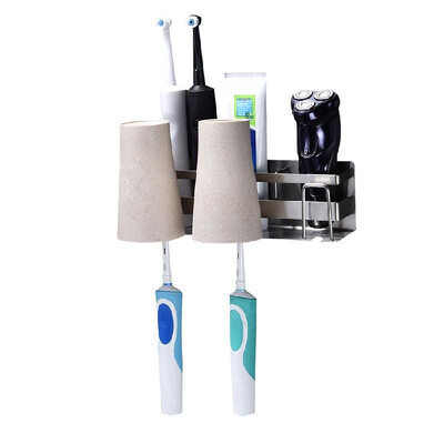 Toothbrush Holder Toothpaste Holer Cup Holder Multifunction Bathroom Hardware Accessory Adhensive Wall Mount Toothpaste Holer Orga
Toothbrush Holder Toothpaste Holer Cup Holder Multifunction Bathroom Hardware Accessory Adhensive Wall Mount Toothpaste Holer Orga
